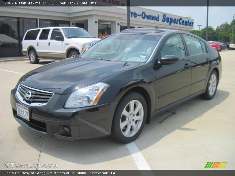 Super Black / Cafe Latte 2007 Nissan Maxima 3.5 SL