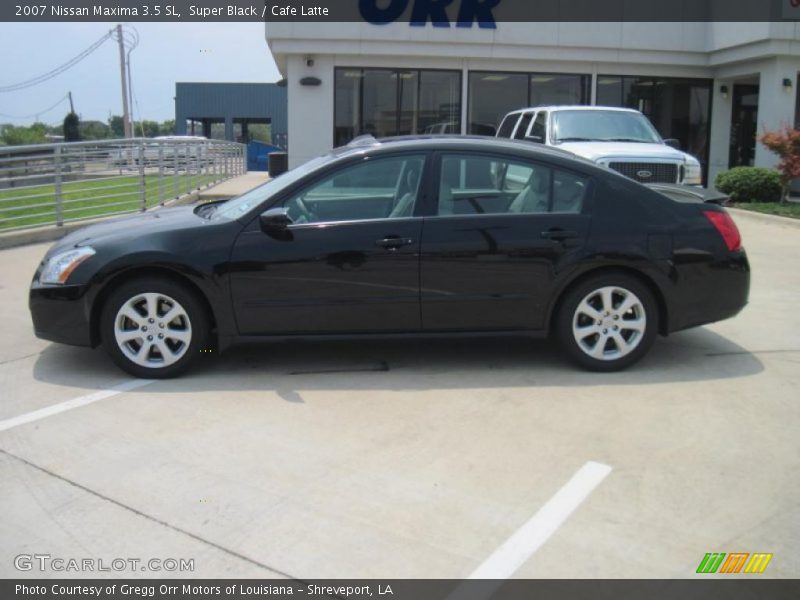 Super Black / Cafe Latte 2007 Nissan Maxima 3.5 SL