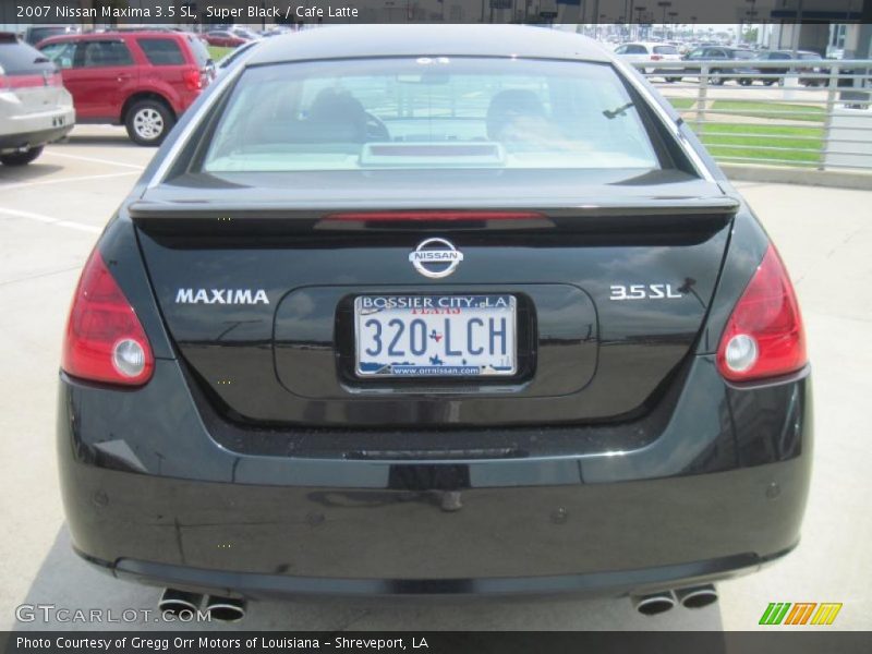 Super Black / Cafe Latte 2007 Nissan Maxima 3.5 SL
