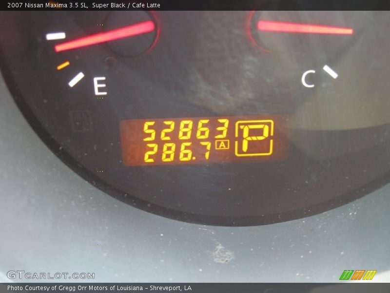 Super Black / Cafe Latte 2007 Nissan Maxima 3.5 SL