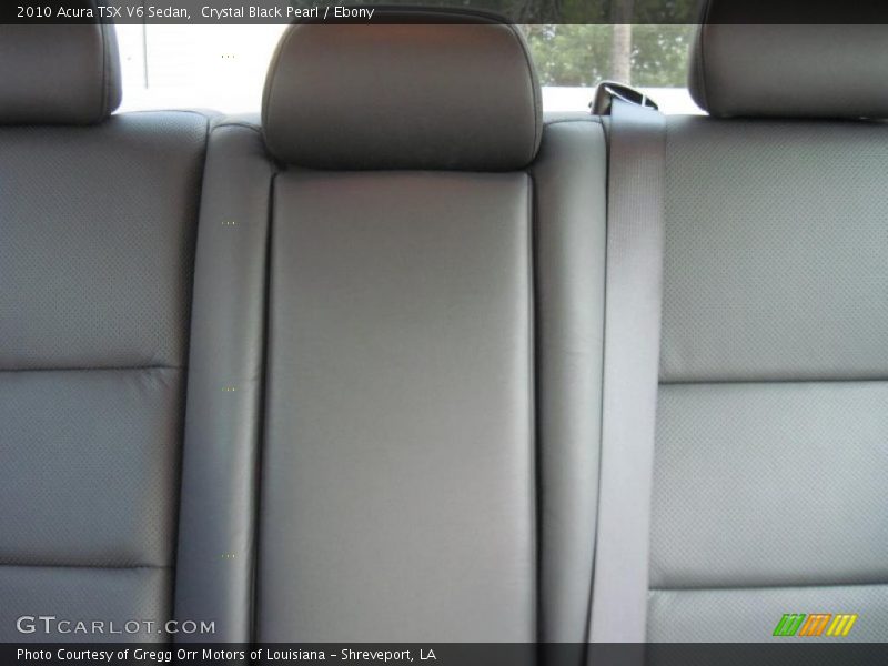 Crystal Black Pearl / Ebony 2010 Acura TSX V6 Sedan