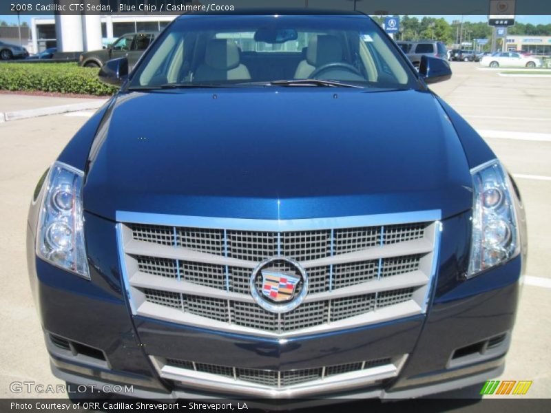 Blue Chip / Cashmere/Cocoa 2008 Cadillac CTS Sedan