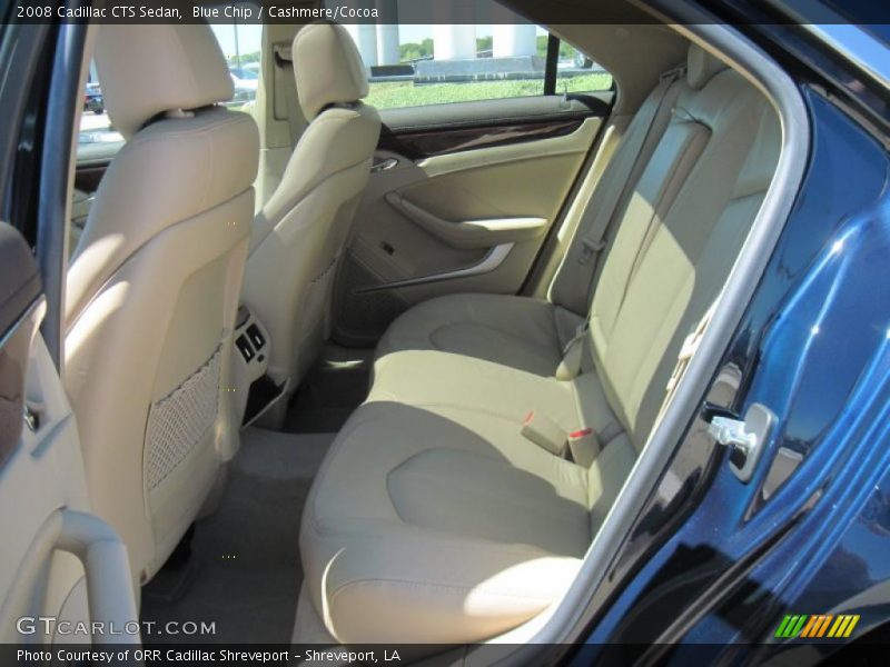 Blue Chip / Cashmere/Cocoa 2008 Cadillac CTS Sedan