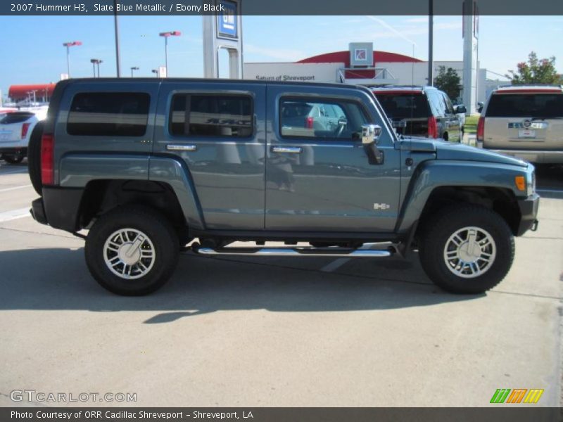 Slate Blue Metallic / Ebony Black 2007 Hummer H3