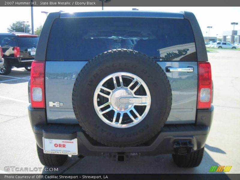 Slate Blue Metallic / Ebony Black 2007 Hummer H3