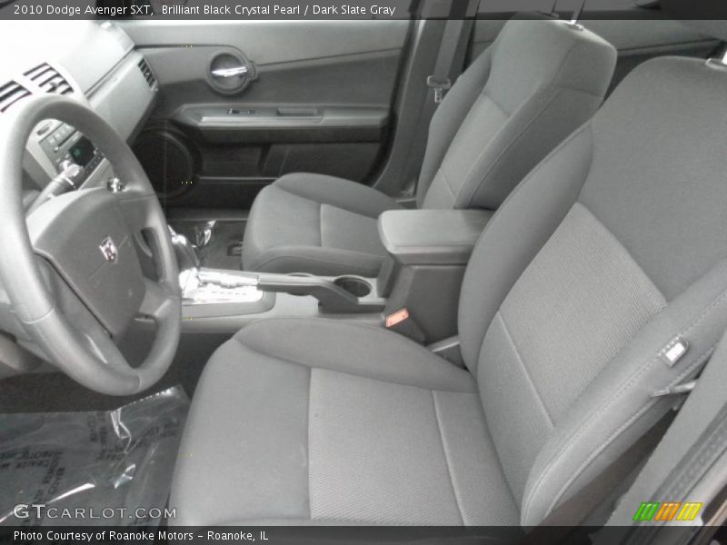 Brilliant Black Crystal Pearl / Dark Slate Gray 2010 Dodge Avenger SXT