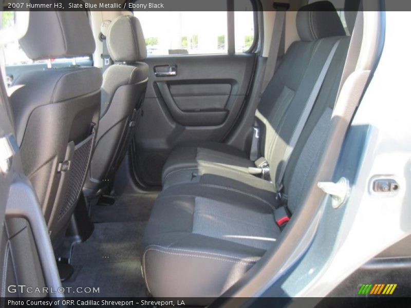 Slate Blue Metallic / Ebony Black 2007 Hummer H3