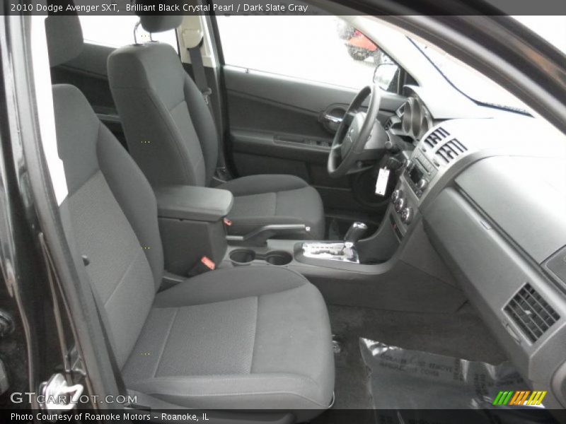 Brilliant Black Crystal Pearl / Dark Slate Gray 2010 Dodge Avenger SXT