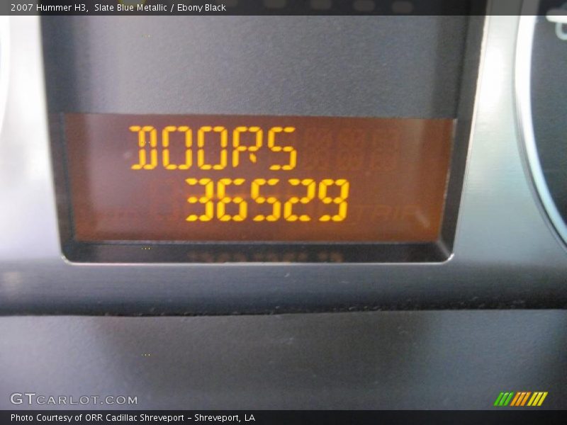 Slate Blue Metallic / Ebony Black 2007 Hummer H3