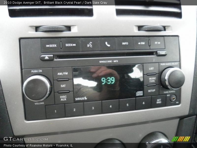 Brilliant Black Crystal Pearl / Dark Slate Gray 2010 Dodge Avenger SXT