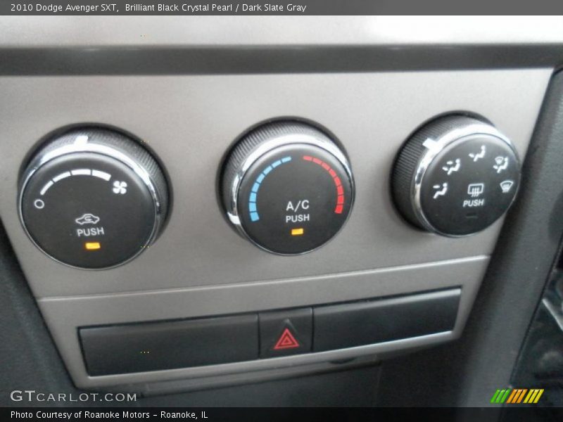 Brilliant Black Crystal Pearl / Dark Slate Gray 2010 Dodge Avenger SXT