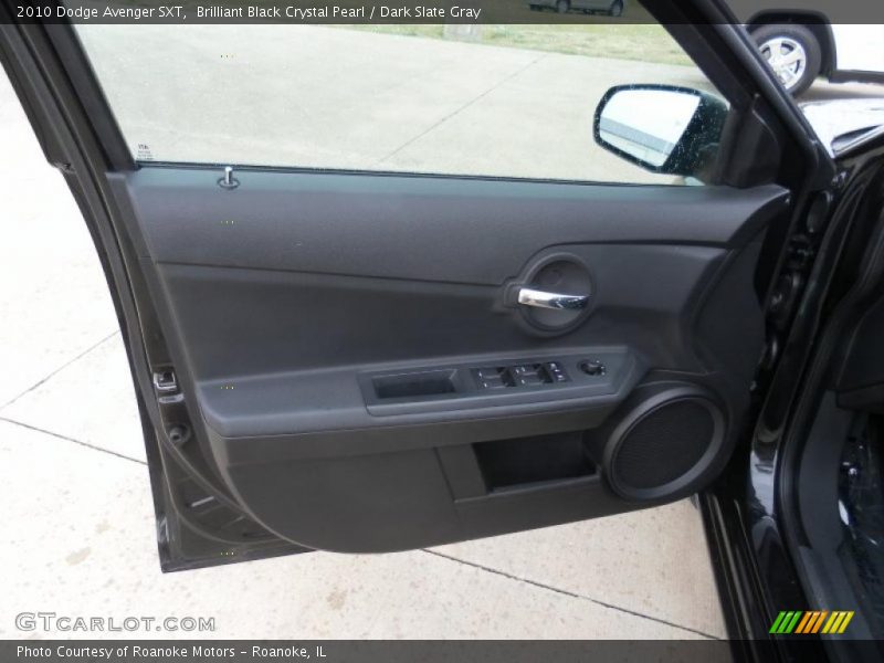 Brilliant Black Crystal Pearl / Dark Slate Gray 2010 Dodge Avenger SXT