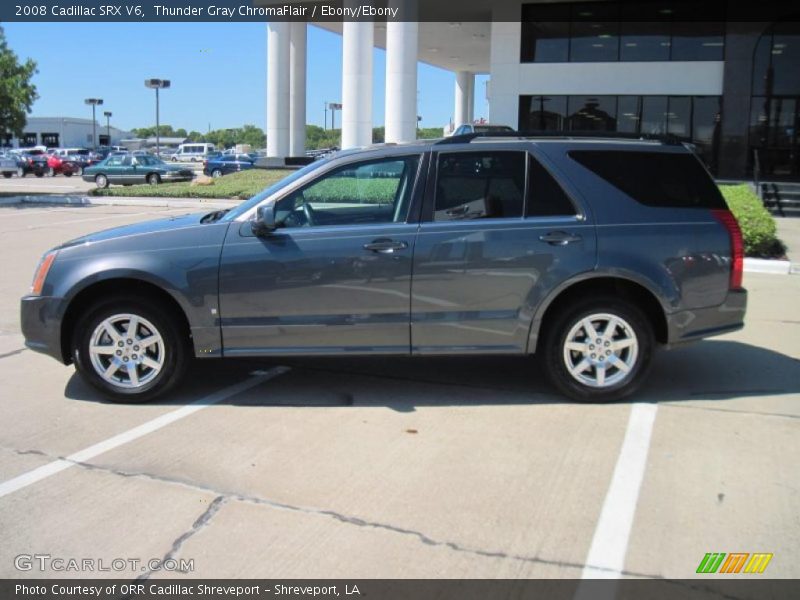 Thunder Gray ChromaFlair / Ebony/Ebony 2008 Cadillac SRX V6