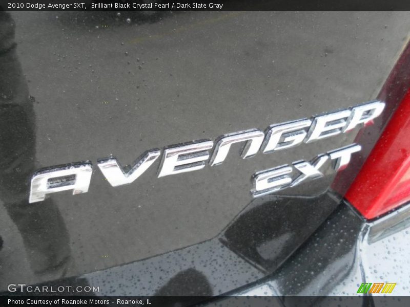 Brilliant Black Crystal Pearl / Dark Slate Gray 2010 Dodge Avenger SXT