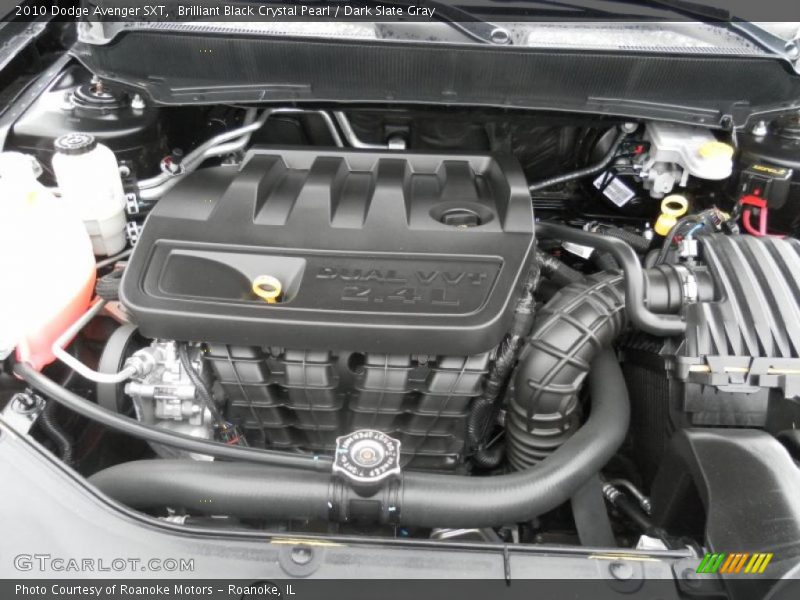 Brilliant Black Crystal Pearl / Dark Slate Gray 2010 Dodge Avenger SXT