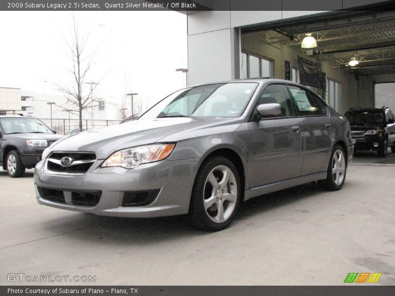 Quartz Silver Metallic / Off Black 2009 Subaru Legacy 2.5i Sedan