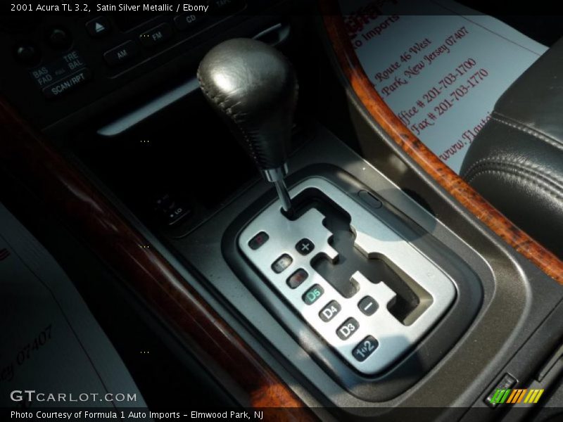 Satin Silver Metallic / Ebony 2001 Acura TL 3.2