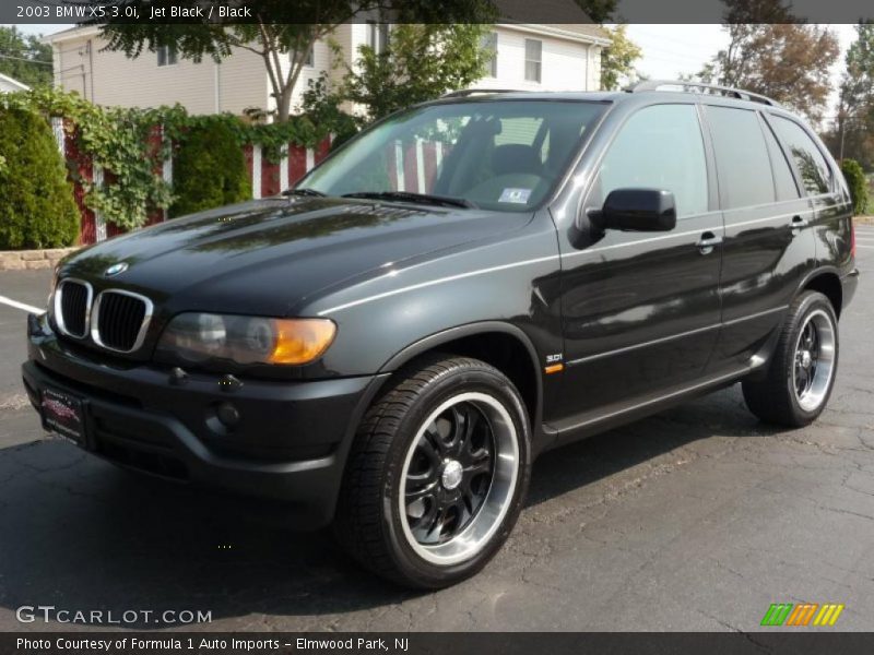 Jet Black / Black 2003 BMW X5 3.0i