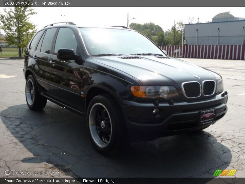 Jet Black / Black 2003 BMW X5 3.0i