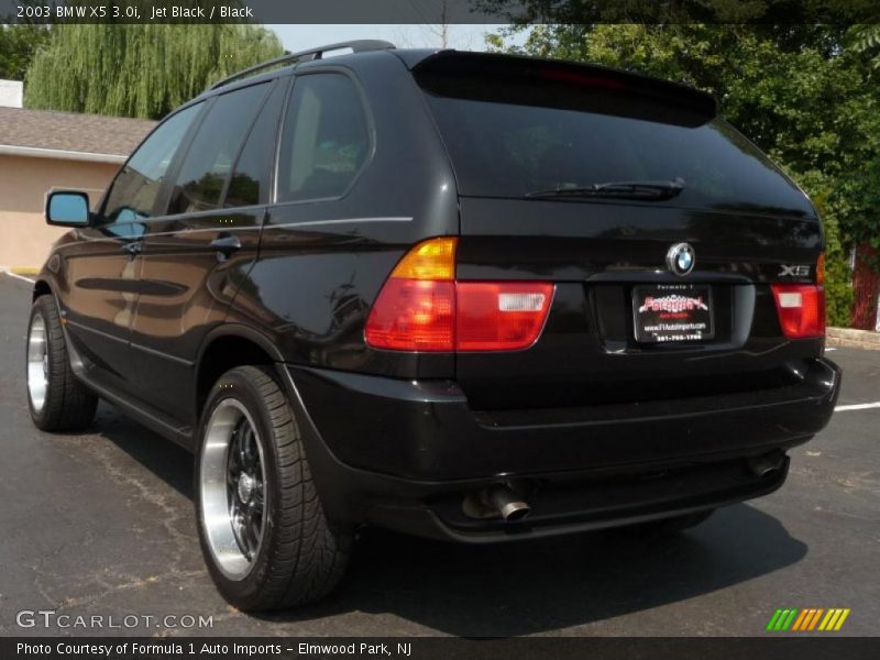 Jet Black / Black 2003 BMW X5 3.0i