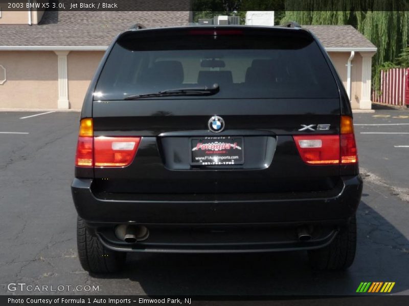 Jet Black / Black 2003 BMW X5 3.0i