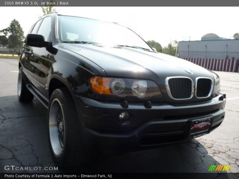 Jet Black / Black 2003 BMW X5 3.0i