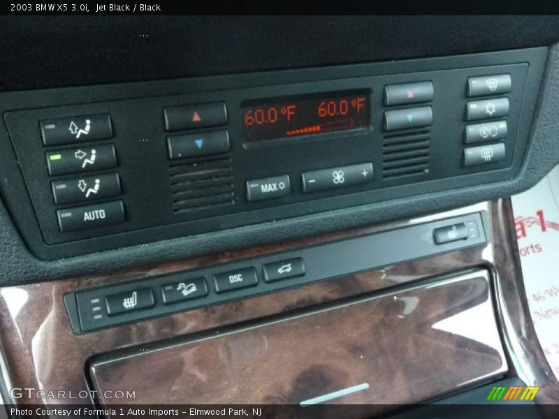 Jet Black / Black 2003 BMW X5 3.0i