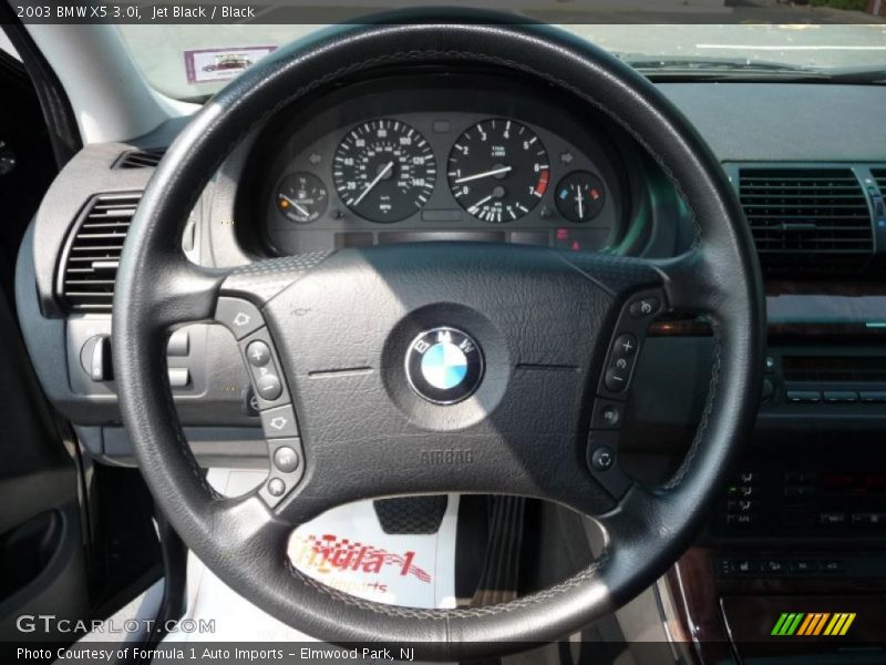 Jet Black / Black 2003 BMW X5 3.0i