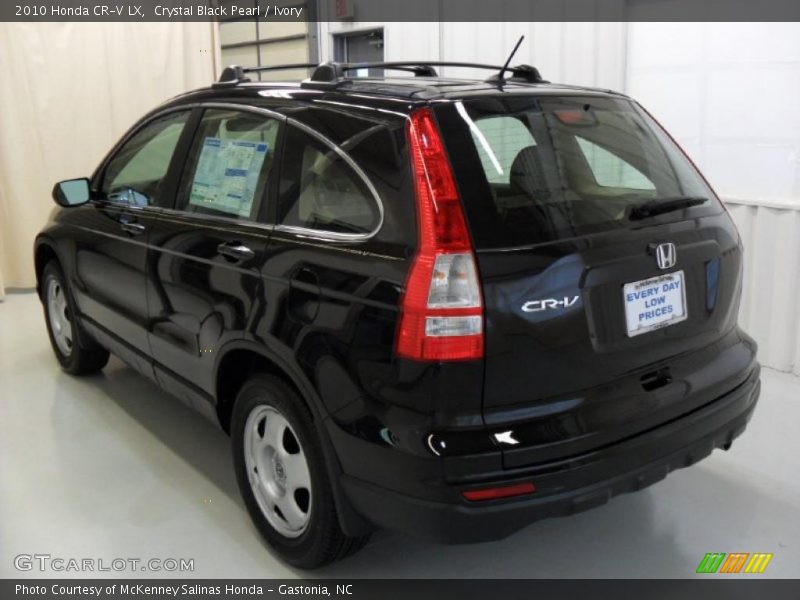 Crystal Black Pearl / Ivory 2010 Honda CR-V LX