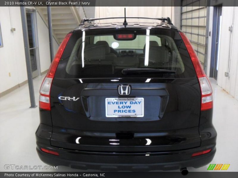 Crystal Black Pearl / Ivory 2010 Honda CR-V LX