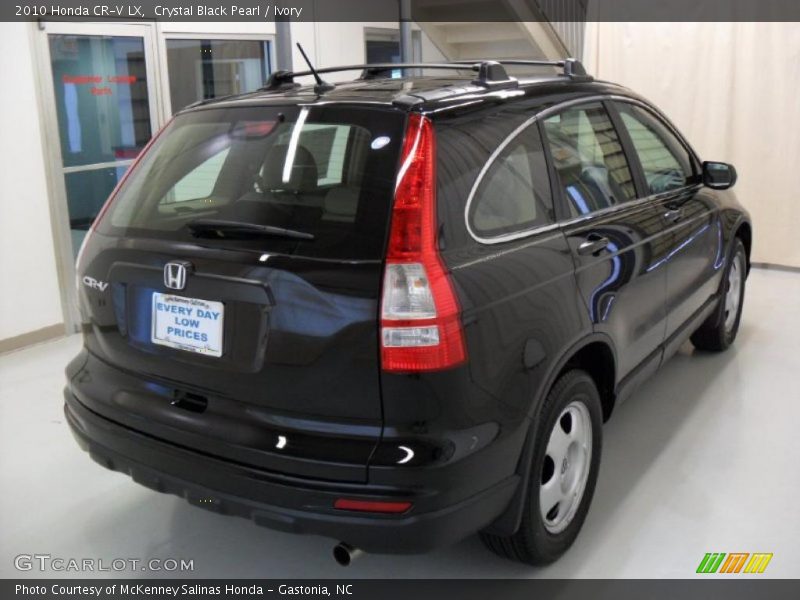 Crystal Black Pearl / Ivory 2010 Honda CR-V LX