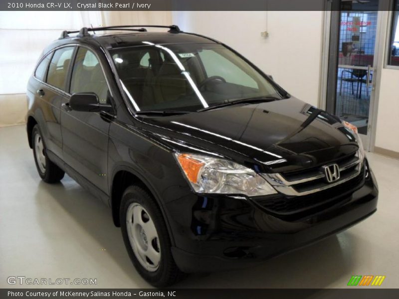 Crystal Black Pearl / Ivory 2010 Honda CR-V LX