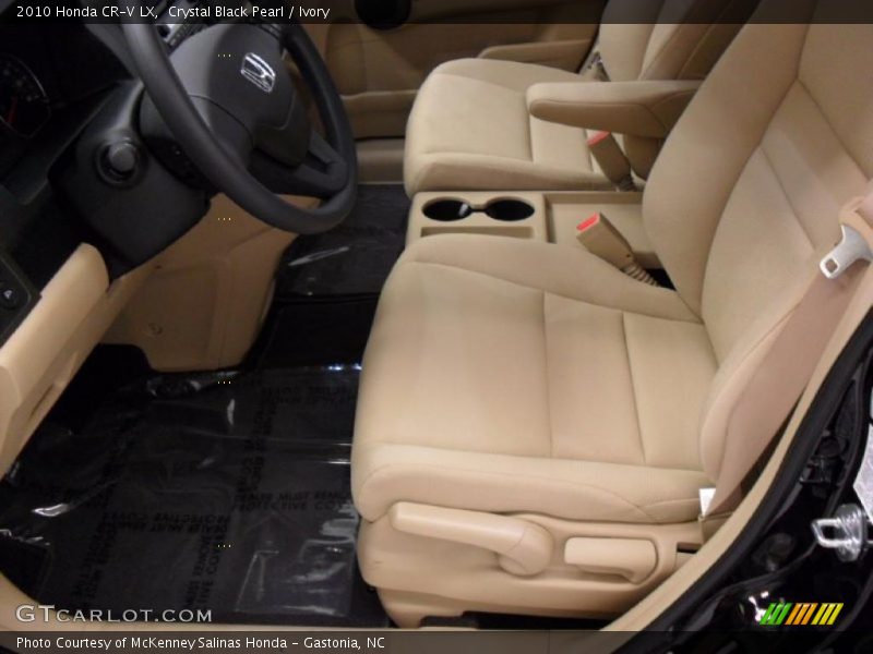 Crystal Black Pearl / Ivory 2010 Honda CR-V LX