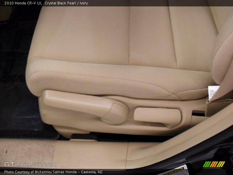Crystal Black Pearl / Ivory 2010 Honda CR-V LX