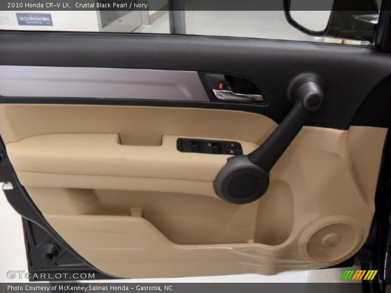 Crystal Black Pearl / Ivory 2010 Honda CR-V LX