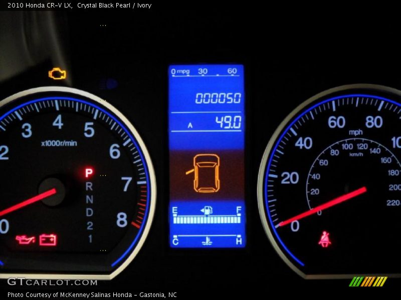 Crystal Black Pearl / Ivory 2010 Honda CR-V LX