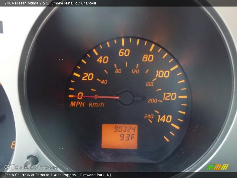 Smoke Metallic / Charcoal 2004 Nissan Altima 2.5 S