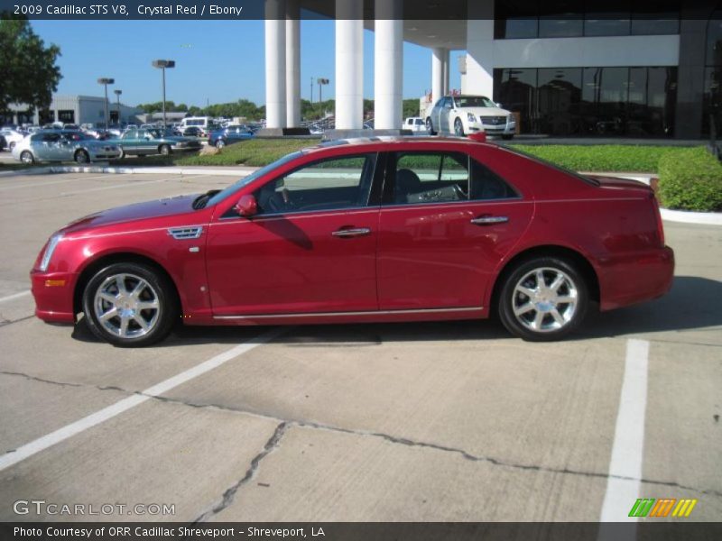 Crystal Red / Ebony 2009 Cadillac STS V8