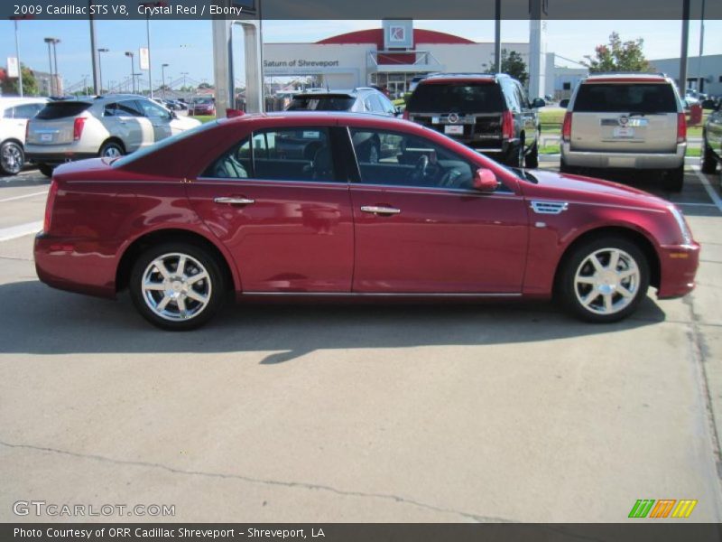 Crystal Red / Ebony 2009 Cadillac STS V8