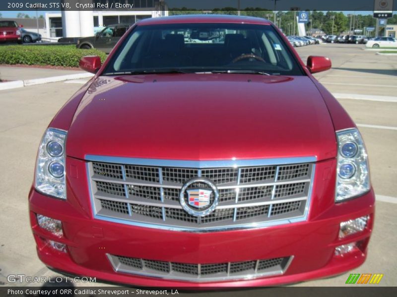 Crystal Red / Ebony 2009 Cadillac STS V8