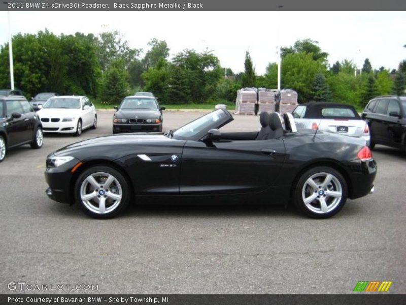 Black Sapphire Metallic / Black 2011 BMW Z4 sDrive30i Roadster