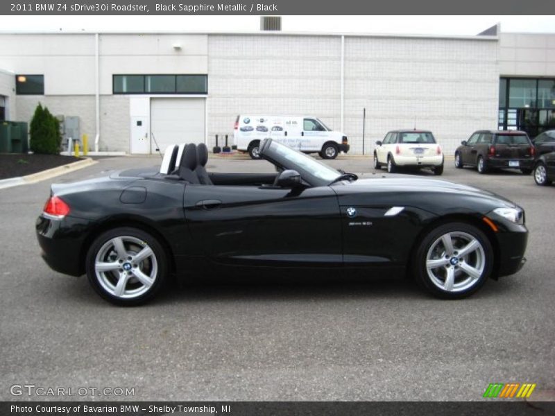 Black Sapphire Metallic / Black 2011 BMW Z4 sDrive30i Roadster