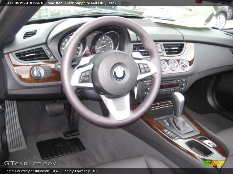 Black Sapphire Metallic / Black 2011 BMW Z4 sDrive30i Roadster