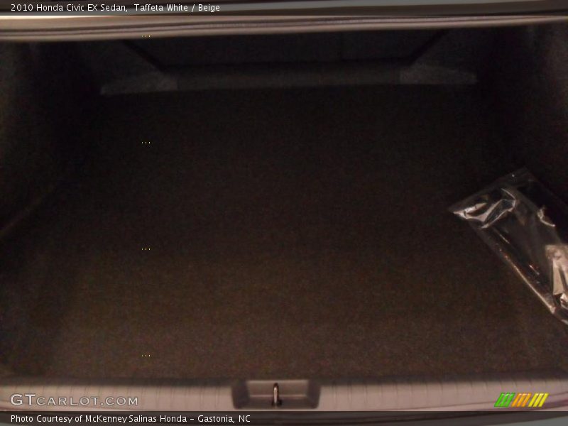 Taffeta White / Beige 2010 Honda Civic EX Sedan