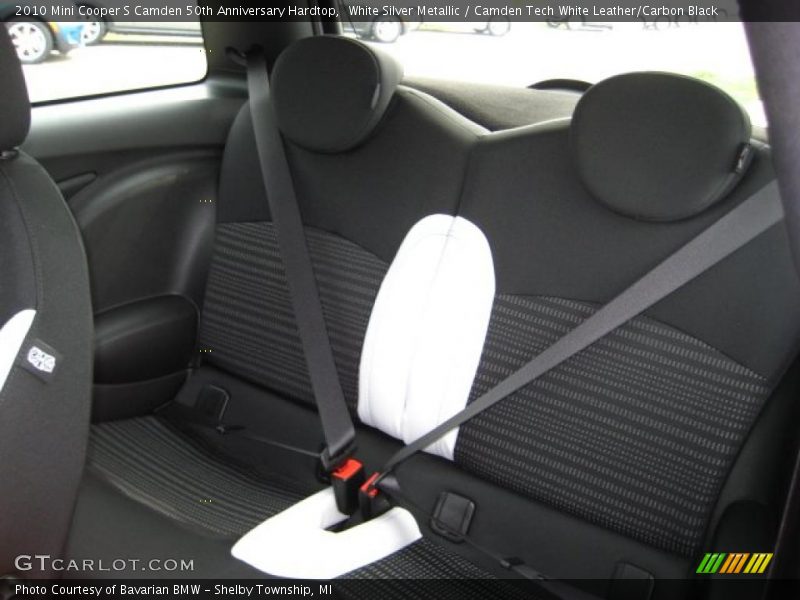 White Silver Metallic / Camden Tech White Leather/Carbon Black 2010 Mini Cooper S Camden 50th Anniversary Hardtop