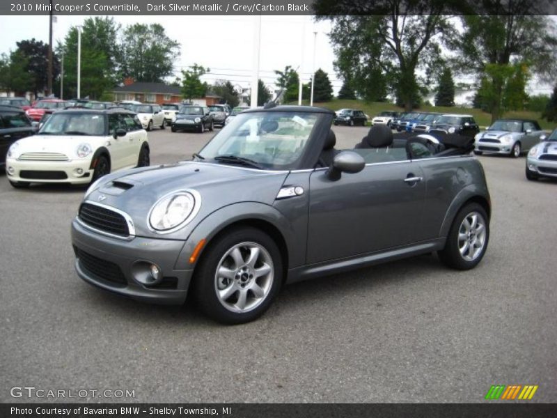 Dark Silver Metallic / Grey/Carbon Black 2010 Mini Cooper S Convertible
