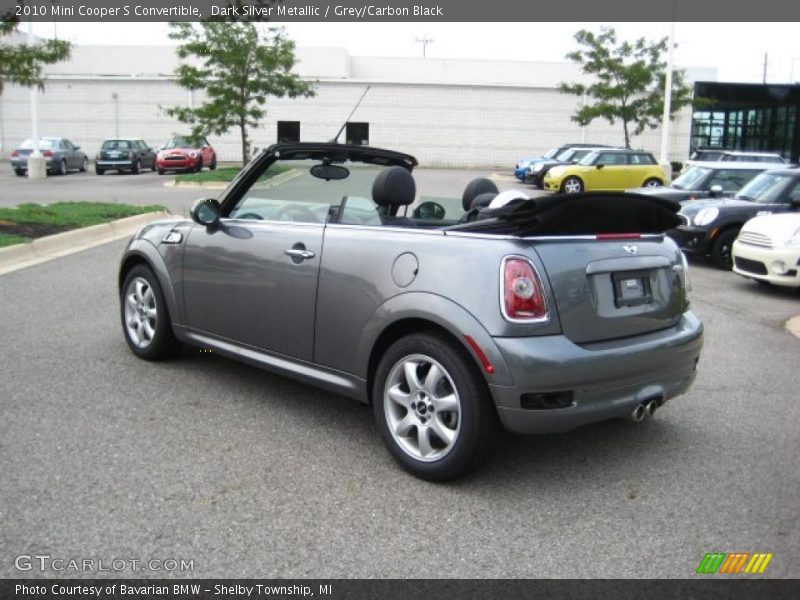 Dark Silver Metallic / Grey/Carbon Black 2010 Mini Cooper S Convertible
