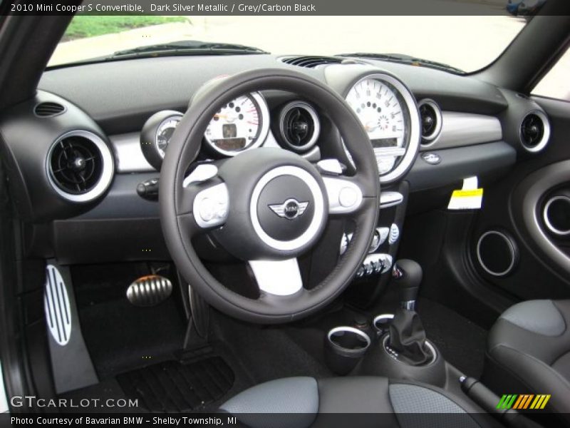 Dark Silver Metallic / Grey/Carbon Black 2010 Mini Cooper S Convertible