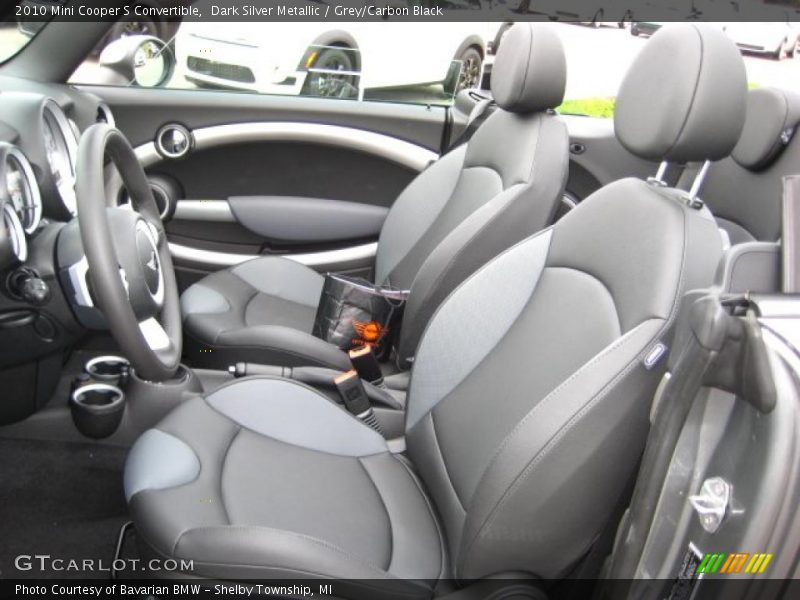 Dark Silver Metallic / Grey/Carbon Black 2010 Mini Cooper S Convertible
