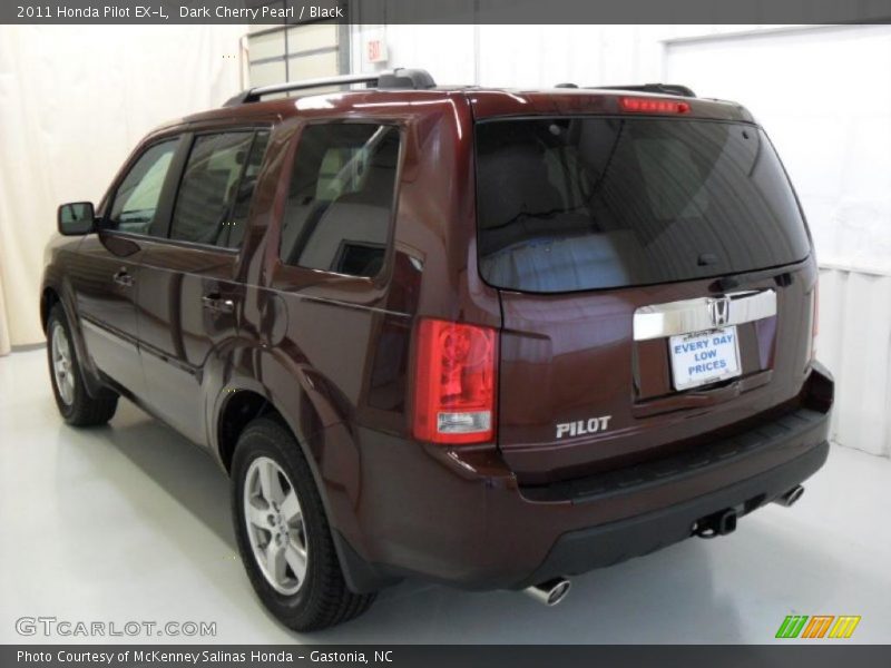 Dark Cherry Pearl / Black 2011 Honda Pilot EX-L